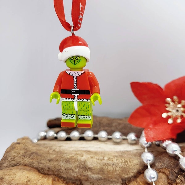 Novelty brick santa clause Christmas decoration fun gift festive unique decoration tree ornament stocking filler boys girls his hers quirky