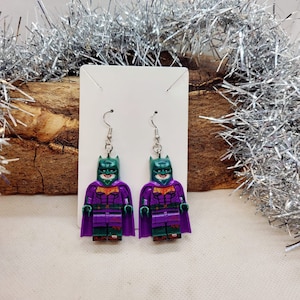 Pendientes de alas de hada funky de sirena, juguete de ladrillo, regalo divertido, decoración única festiva, capa malvada grande, cosplay, novedad