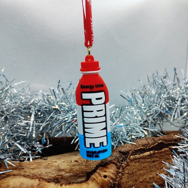 Novelty rubber blue rasp stripe santa Christmas decoration fun gift festive unique decoration tree ornament stocking filler prime quirky