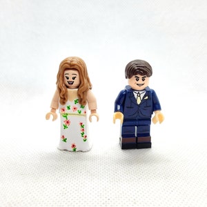 Custom design your OWN, mini people cake topper funny joke brick wedding Personalised lgbtqia2s+ bride groom cute arch diy personalised