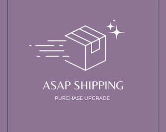 ASAP Rush Shipping Upgrade - Notify Seller of Immediate Shipping Need - For Crystal Confetti Gifts, Tumbled Stone Sets, Etc.