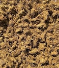 Dried shredded horse manure, organic fertilizer, organic gardening, mushrooms, soil amendment