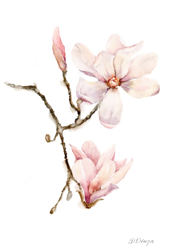 Minimalist on sale magnolia etsy