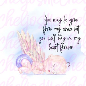 Bambino memorialio, ali bambino, bambino,dio, file di sublimazione digitale, PNG, download digitale, sublimazione PNG, tshirt, tazza, stampa