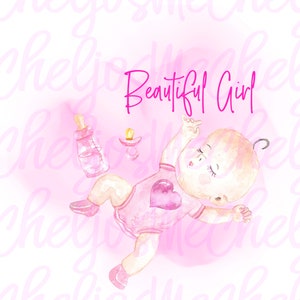 c’est un bébé fille, belle fille, fichier de sublimation numérique, PNG, téléchargement numérique, sublimation PNG, t-shirt, tasse, impression