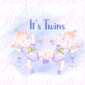 its twins, boy twins, twin babies, digital sublimation file, PNG, digital download, sublimation PNG, tshirt, mug, printing