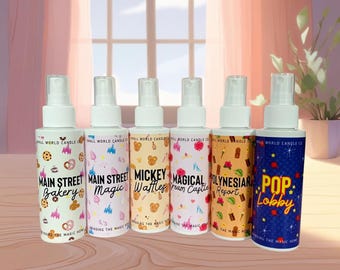 Magical Room Sprays | 100ml Home Fragrance Mist | Choose Your Scent | Long Lasting, Cruelty Free & Hand Poured | Theme-Park Inspired