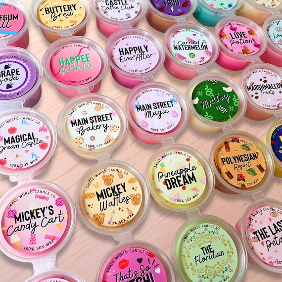 Theme Park Inspired Wax Melt Samples | 1oz Soy Wax Pixie Pots