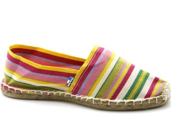 G29 Espadryle w paski - 10 kolorów - Wyprodukowano we Francji