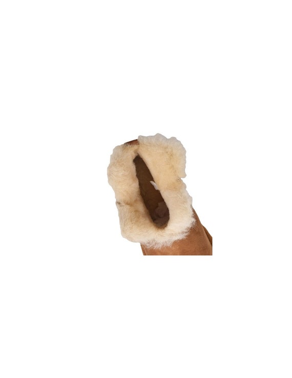 Camel 100% Sheepskin Lined Low Boots - Etsy