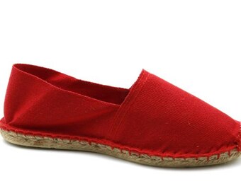 Red United Espadrilles - Made in France