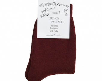 Calcetines de lana de los Pirineos- Medias medias - Colories Classic - MADE IN FRANCE