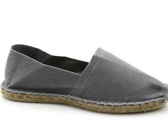 Espadrillas Semplici Grigio - Made in France