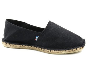 United Black Espadrilles - Made in France