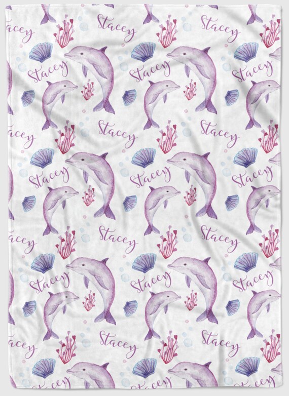 personalised minky blanket