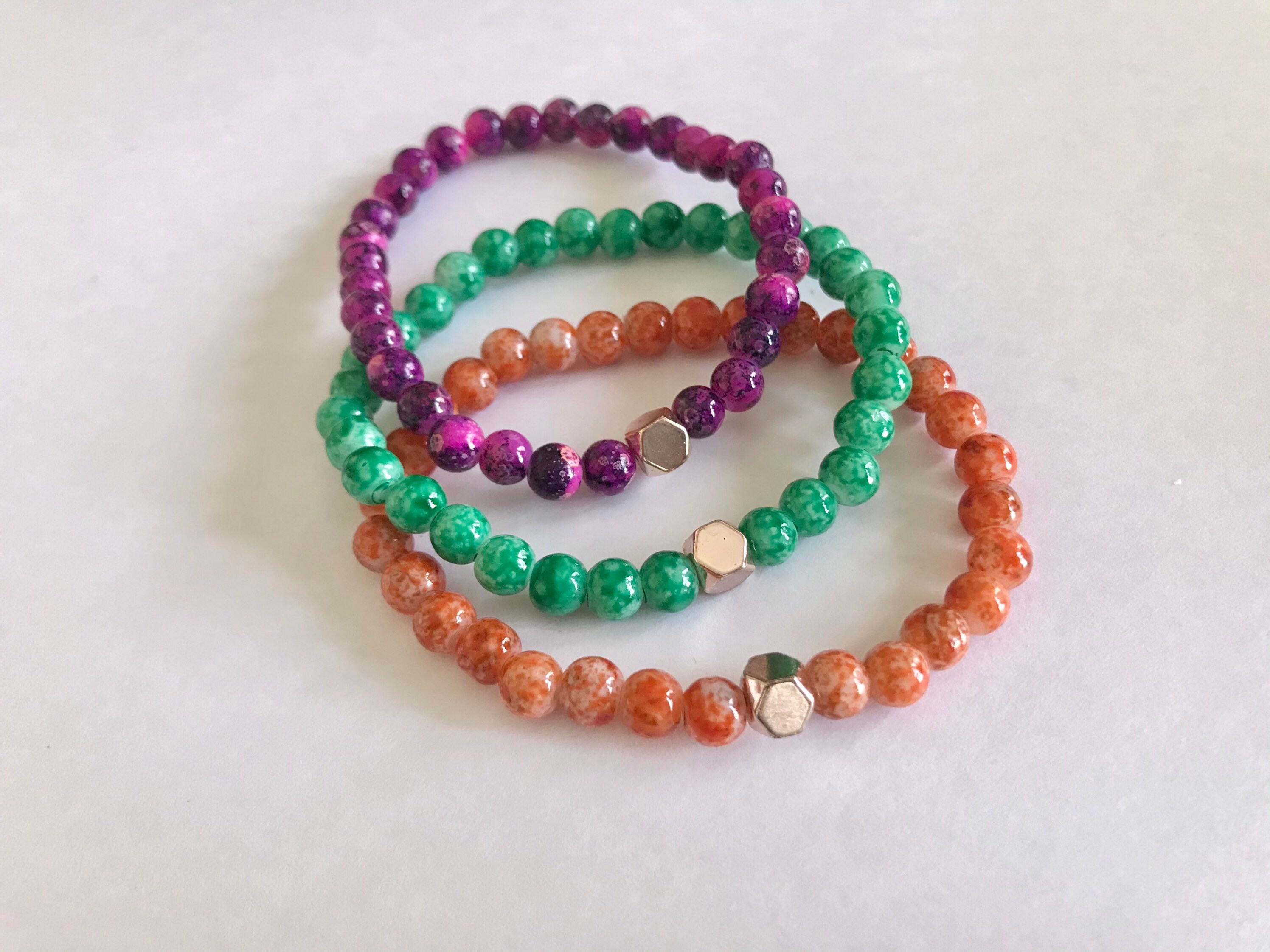 Juego de pulseras Spring Trio Etsy