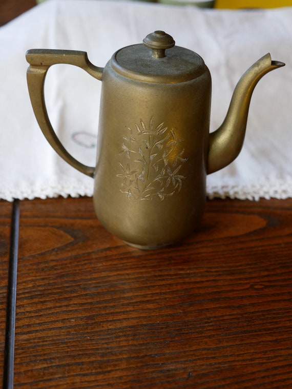 Brass Teapots from India