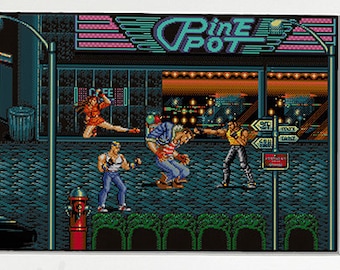 Streets of Rage | Cross Stitch Pattern [instant download PDF]