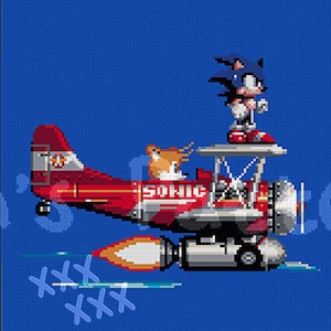 Sonic & Tails | Cross Stitch Pattern [instant download PDF]