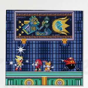Sonic 3 & Knuckles | Cross Stitch Pattern [instant download PDF]