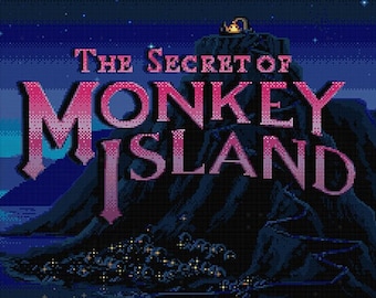The Secret of Monkey Island | Cross Stitch Pattern [instant download PDF]