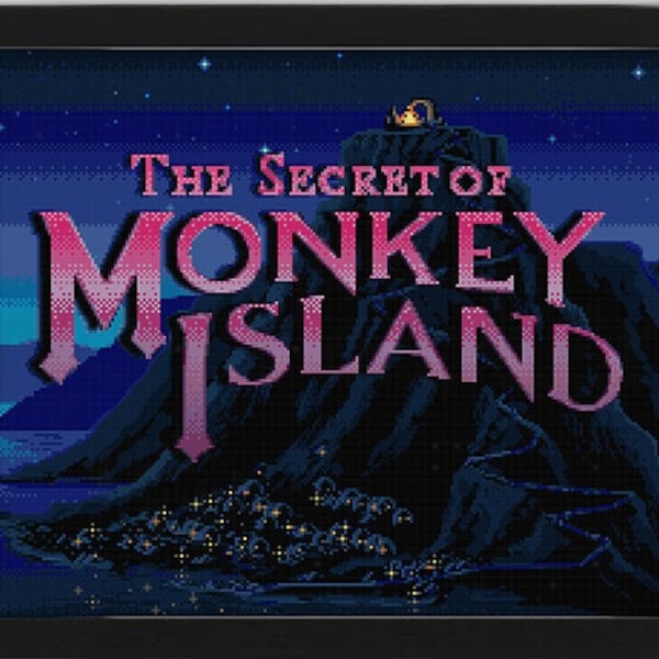 The Secret of Monkey Island | Cross Stitch Pattern [instant download PDF]