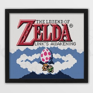 The Legend of Zelda - Link&#39;s Awakening | Cross Stitch Pattern [instant download PDF]