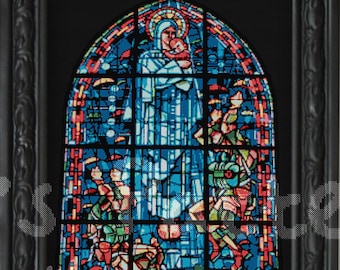 Airborne Stained Glass | Cross Stitch Pattern [instant download PDF]