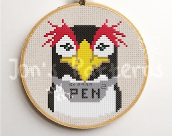 Evangelion - Pen Pen | Cross Stitch Pattern [instant download PDF]