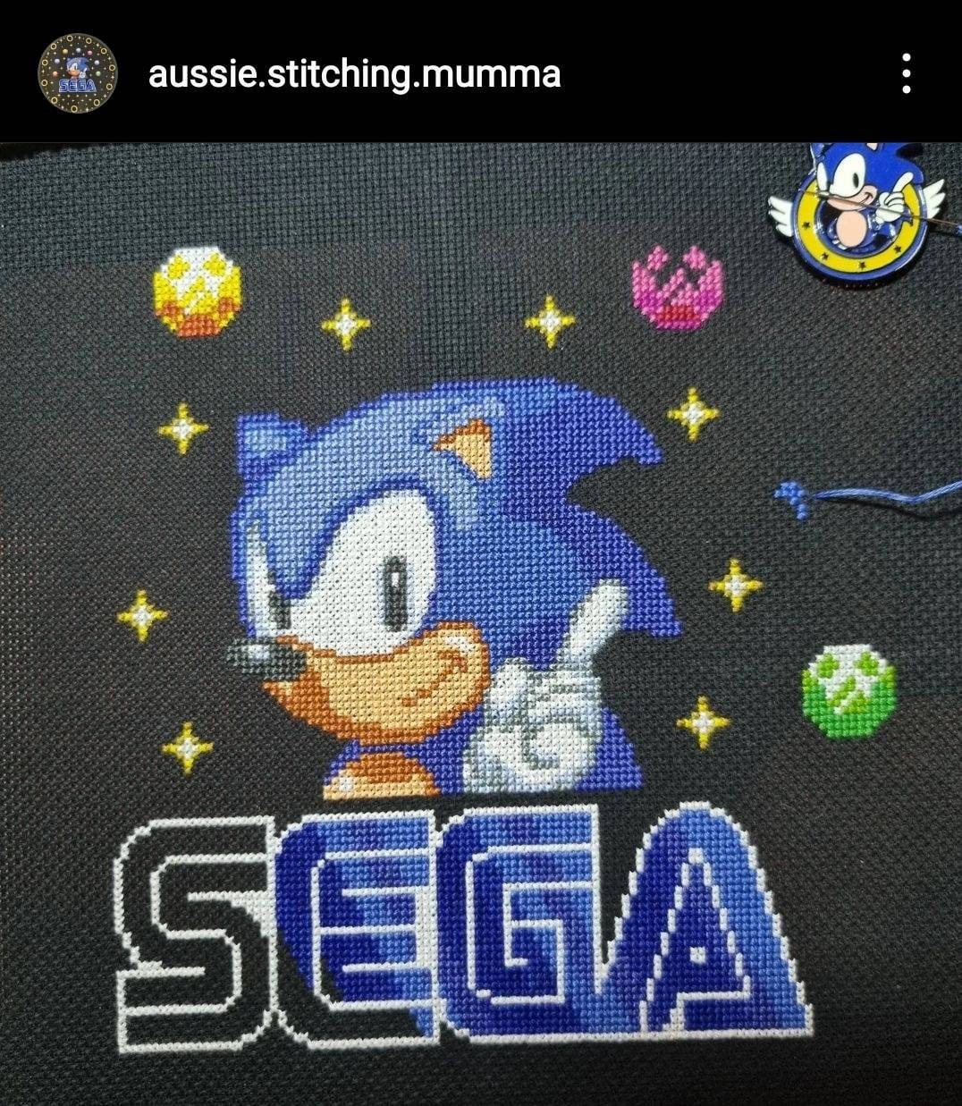 Sonic The Hedgehog Hedgehog Cross Stitch Perler Bead vrogue.co