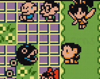 The Legend of Zelda Link's Awakening Cross Stitch Pattern