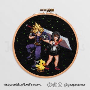 Final Fantasy VII - cross stitch pattern [instant download PDF]