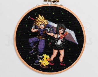 Final Fantasy VII - cross stitch pattern [instant download PDF]