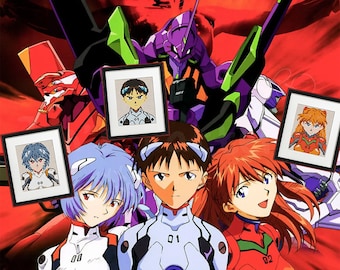 Evangelion - Trio | 3-PACK BUNDLE | Cross Stitch Pattern [instant download PDF]