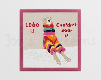 Tika the Iggy | Cross Stitch Pattern [instant download PDF]