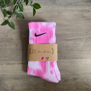 Nike Socks pink tie dye