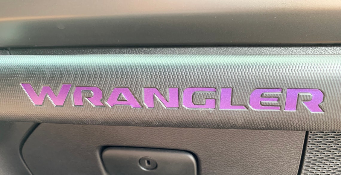 Jeep Wrangler JL Dash Handle Grab Bar Decal Etsy