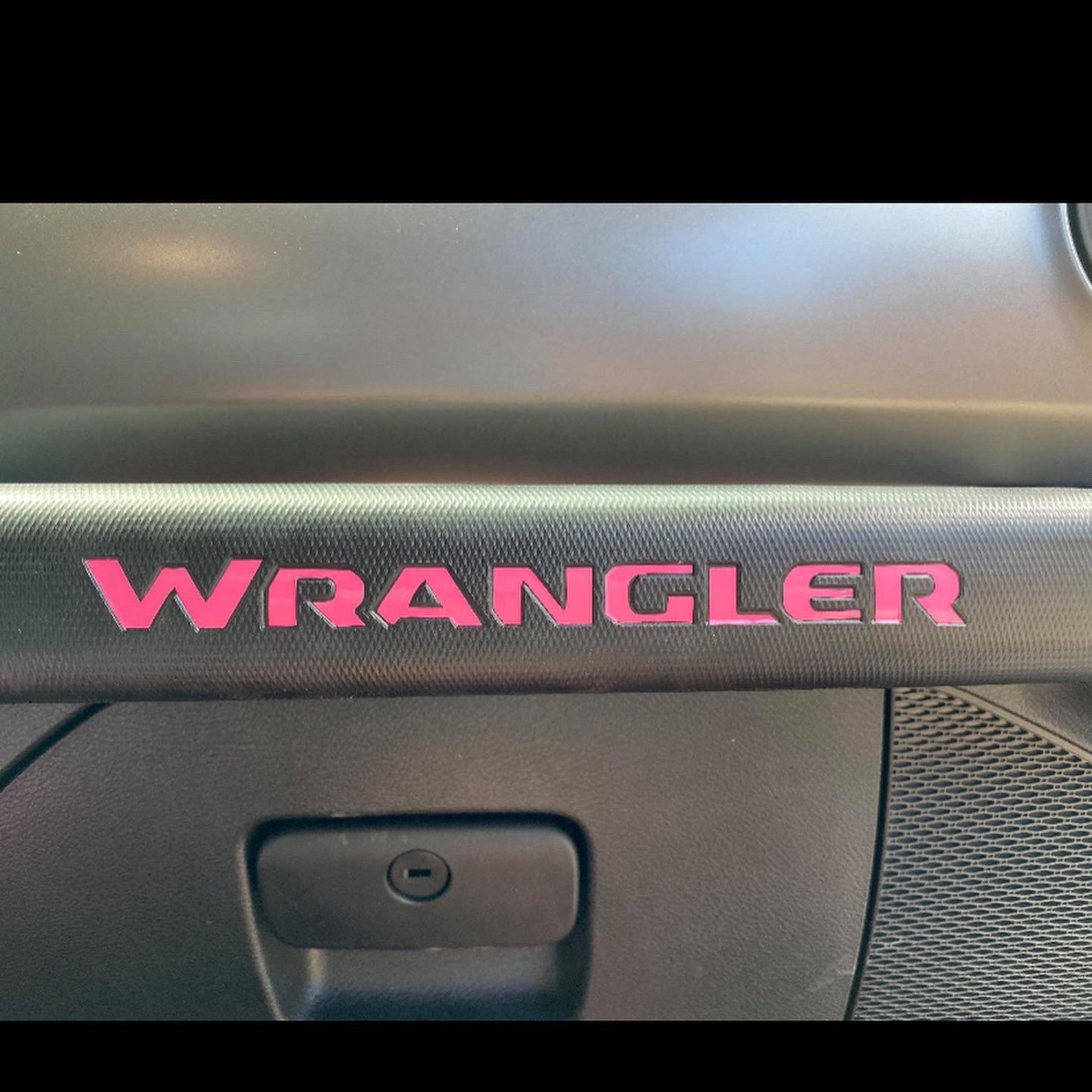 JL Jeep Wrangler Dash Handle Grab Bar letter Decal Etsy