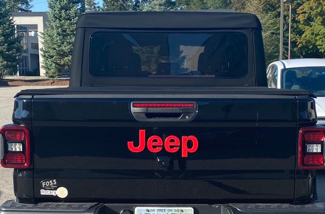 Jeep Gladiator Tailgate Emblem letter Overlays Etsy