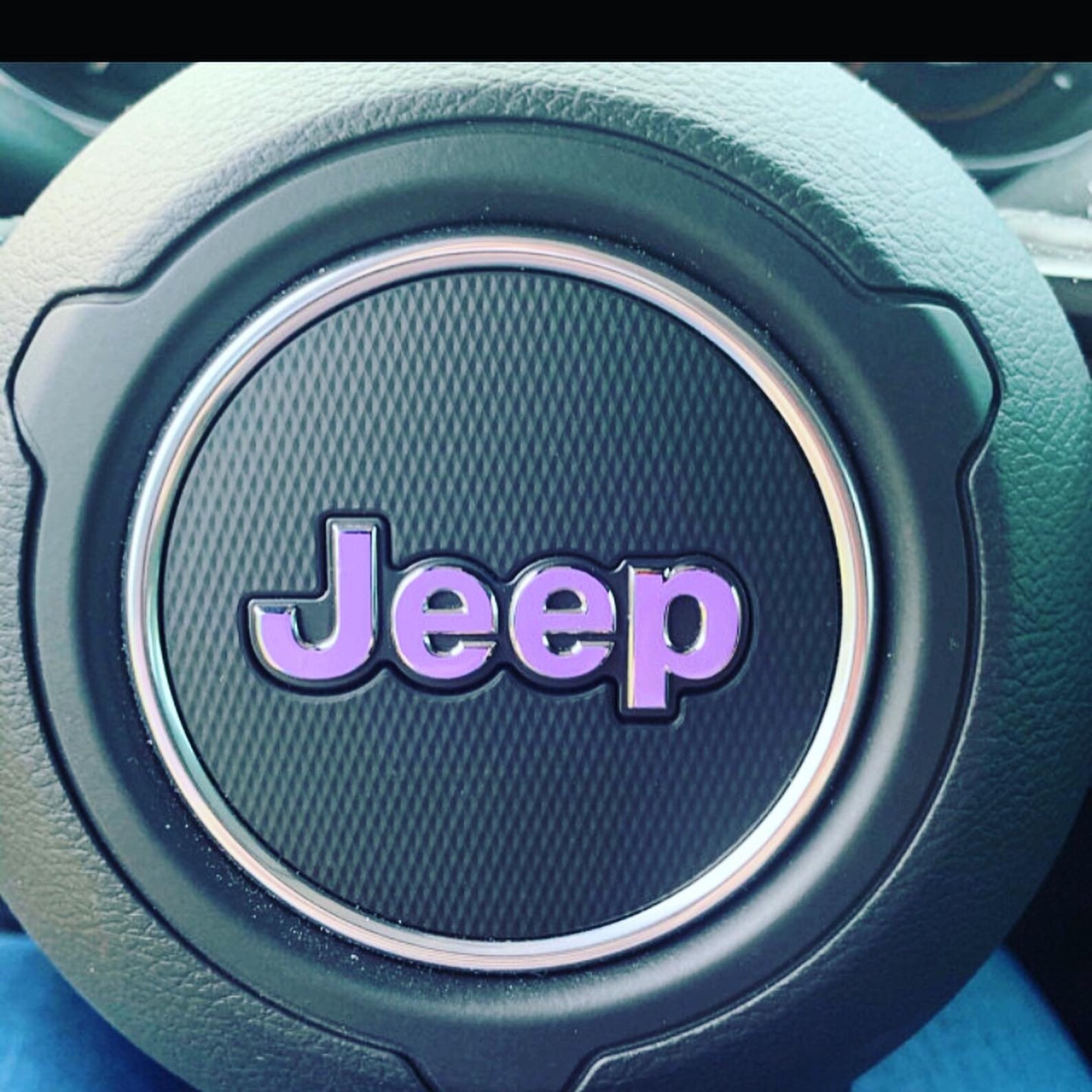 JL 20182021 Jeep Wrangler Steering Wheel letter Emblem Etsy