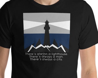 Bioshock T-shirt Lighthouse, Maglietta Ufficiale Con Elizabeth E Booker, 100% Cotone - 4