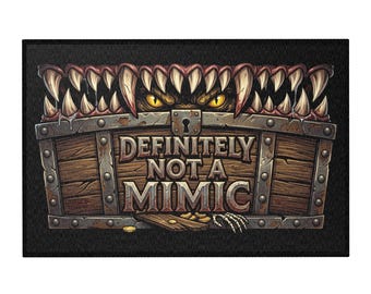 Not a Mimic Area Rug | D&D Game Room Decor