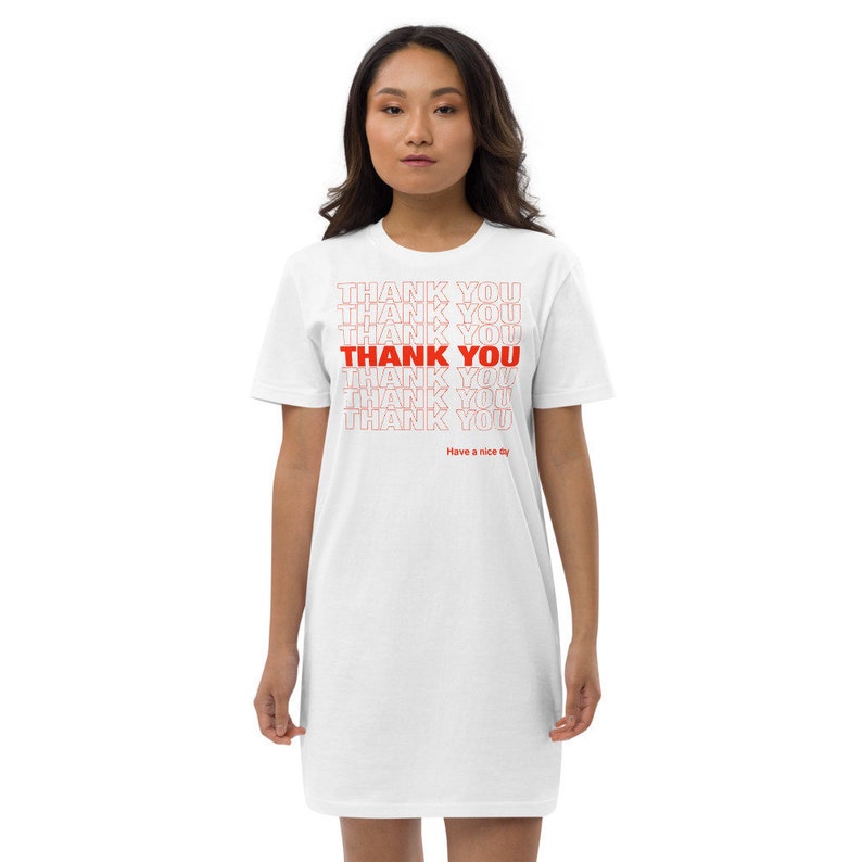 Thank You T-Shirt Dress