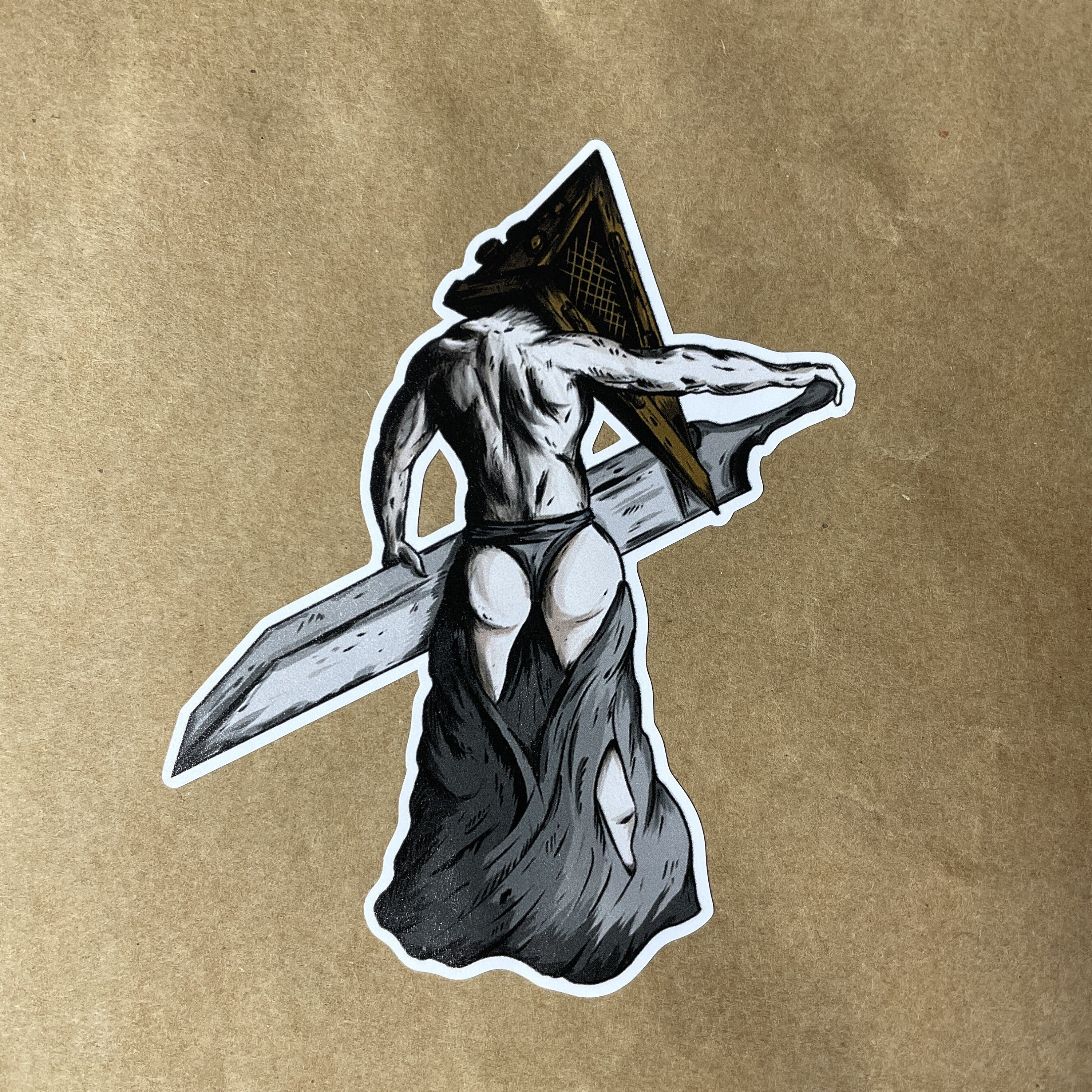 Pyramid Head Sticker for Sale by SpicySav