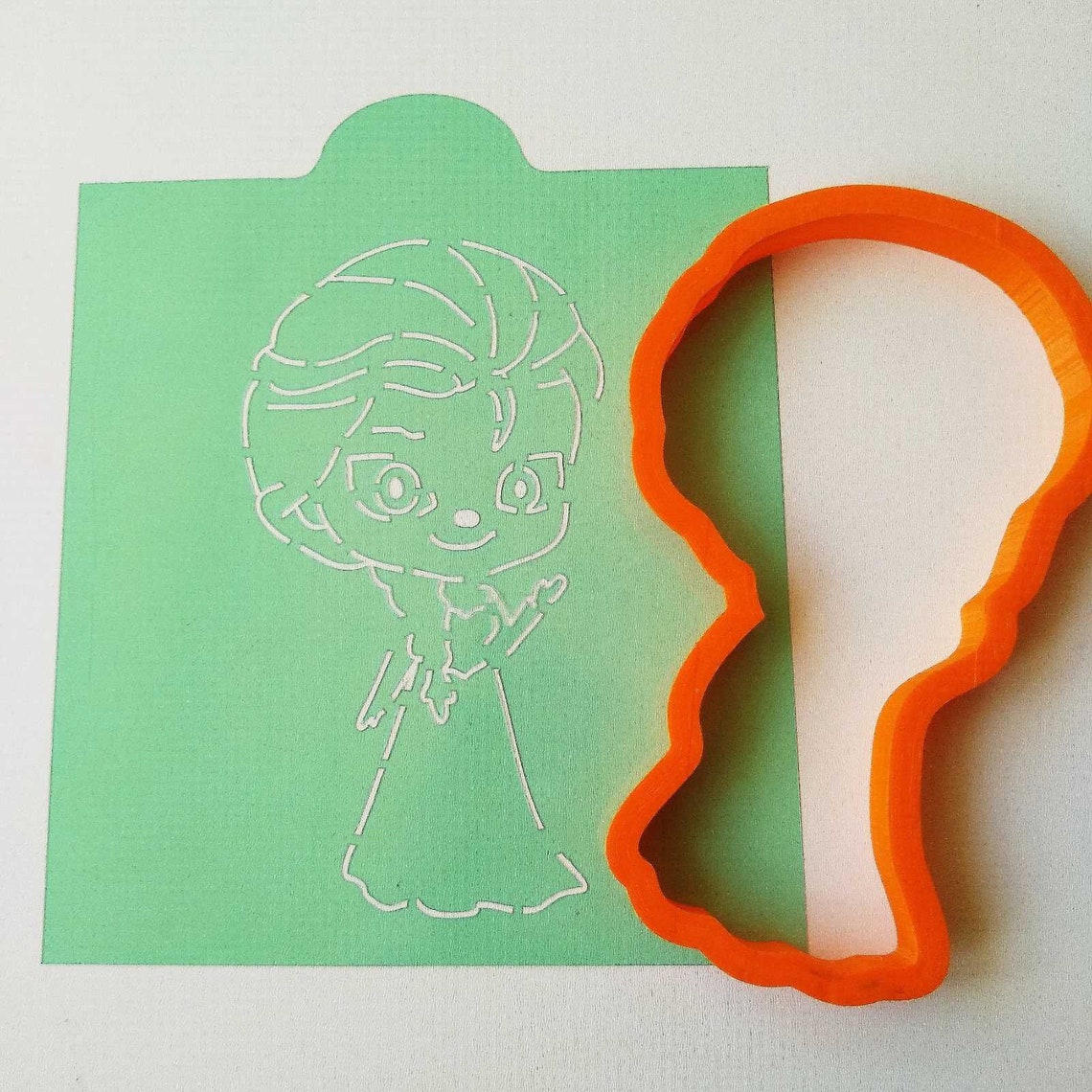Elsa cookie cutter stamp set for amazing party event Great for Etsy