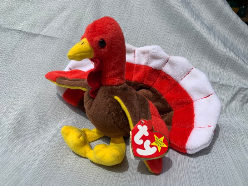 MWMT Gobbles the Turkey Ty Beanie Baby November 27 1996 | Etsy