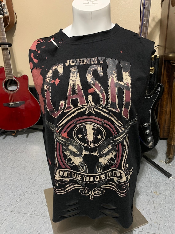 Johnny Cash sleeveless shirt .