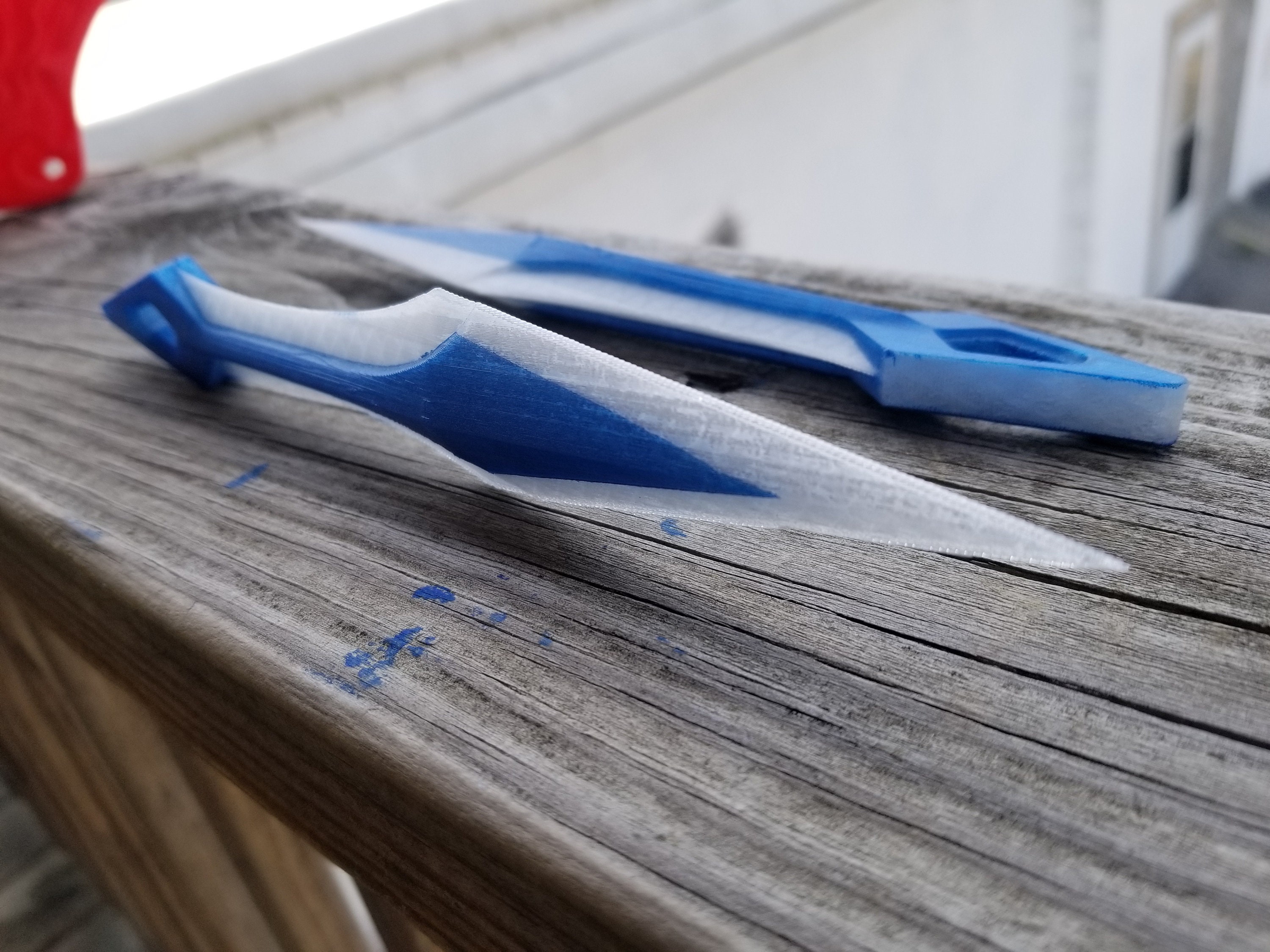 Pair of 8inch Sub Zero Ice Daggers That Glow in the Dark With Etsy Canada