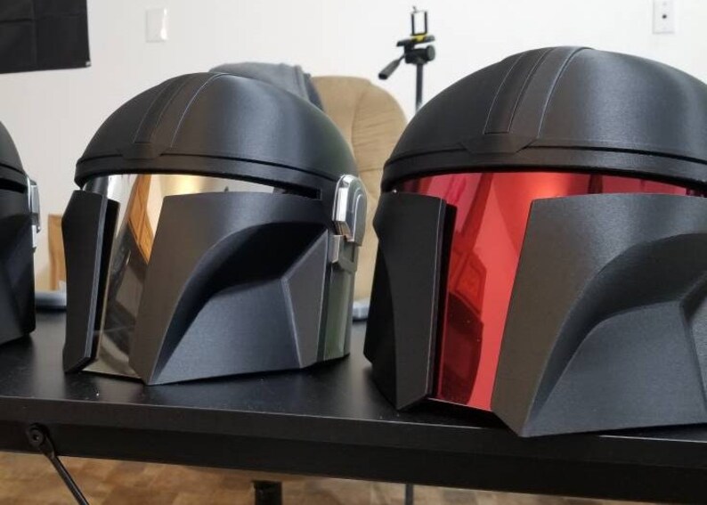 Mandalorian Helmet 12 Visor Color Choices Fully Assembled Etsy