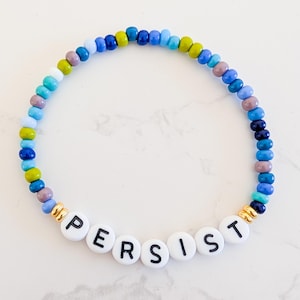 Persist Bracelet | Voted for Kamala Harris Bracelet | Vote Blue Bracelet
